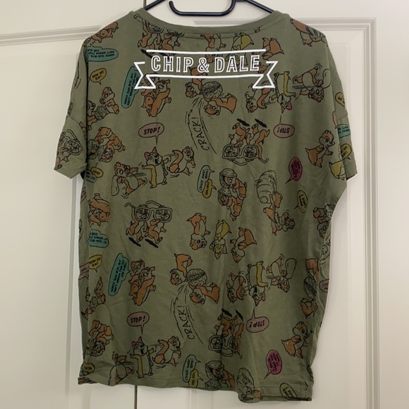 Disney chip and dale comic shirt uniqlo size xs - Picture 3 of 3